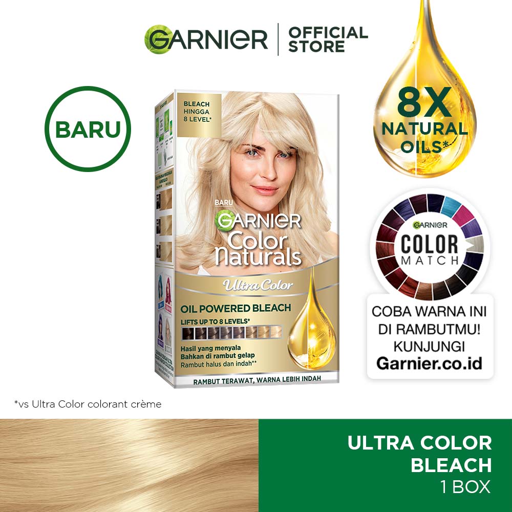 GARNIER COLOR NATURAL OIL POWERED BLEACH/BLEAChING Lazada Indonesia