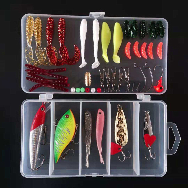 BISA COD Set Umpan Pancing Ikan Terdiri Dari Berbagai Jenis Umpan Untuk  Memancing Set Fishing Bait Kit - Multi-Color