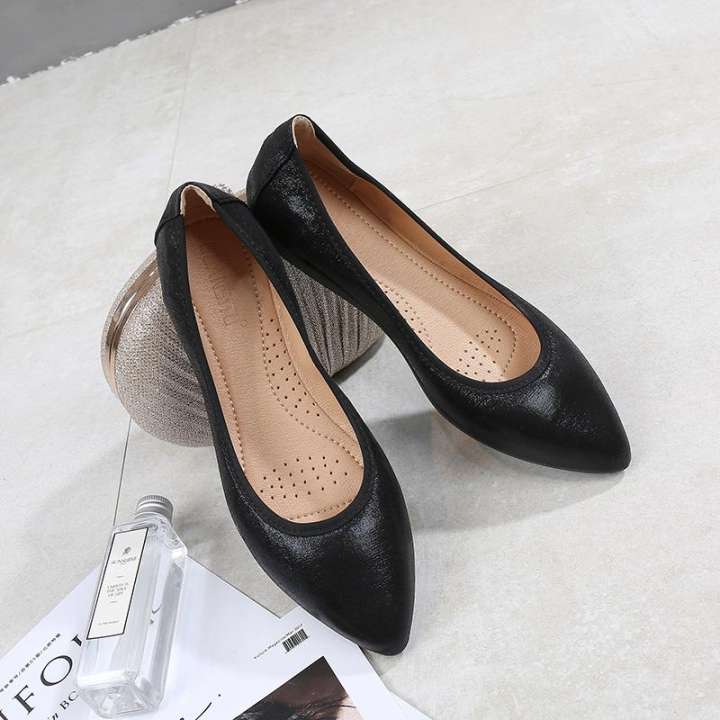 womens all black comfortable work shoes