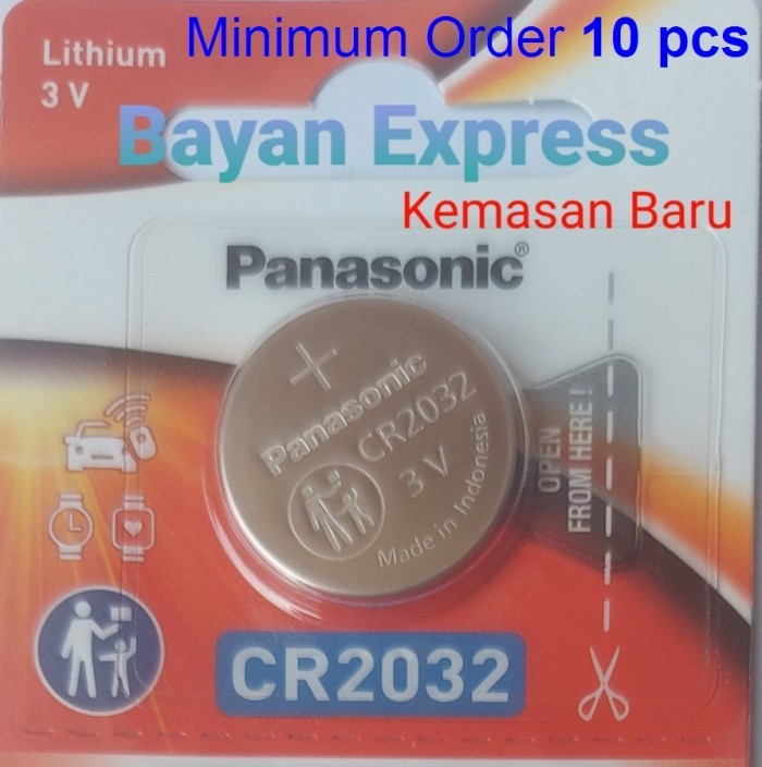 Baterai / Battery / Batere Kancing CMOS Panasonic CR-2032 / CR2032 3V ...