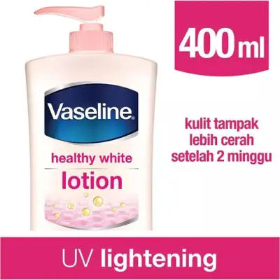 Vaseline Hand Body Lotion Healty White UV Lightening 400ml