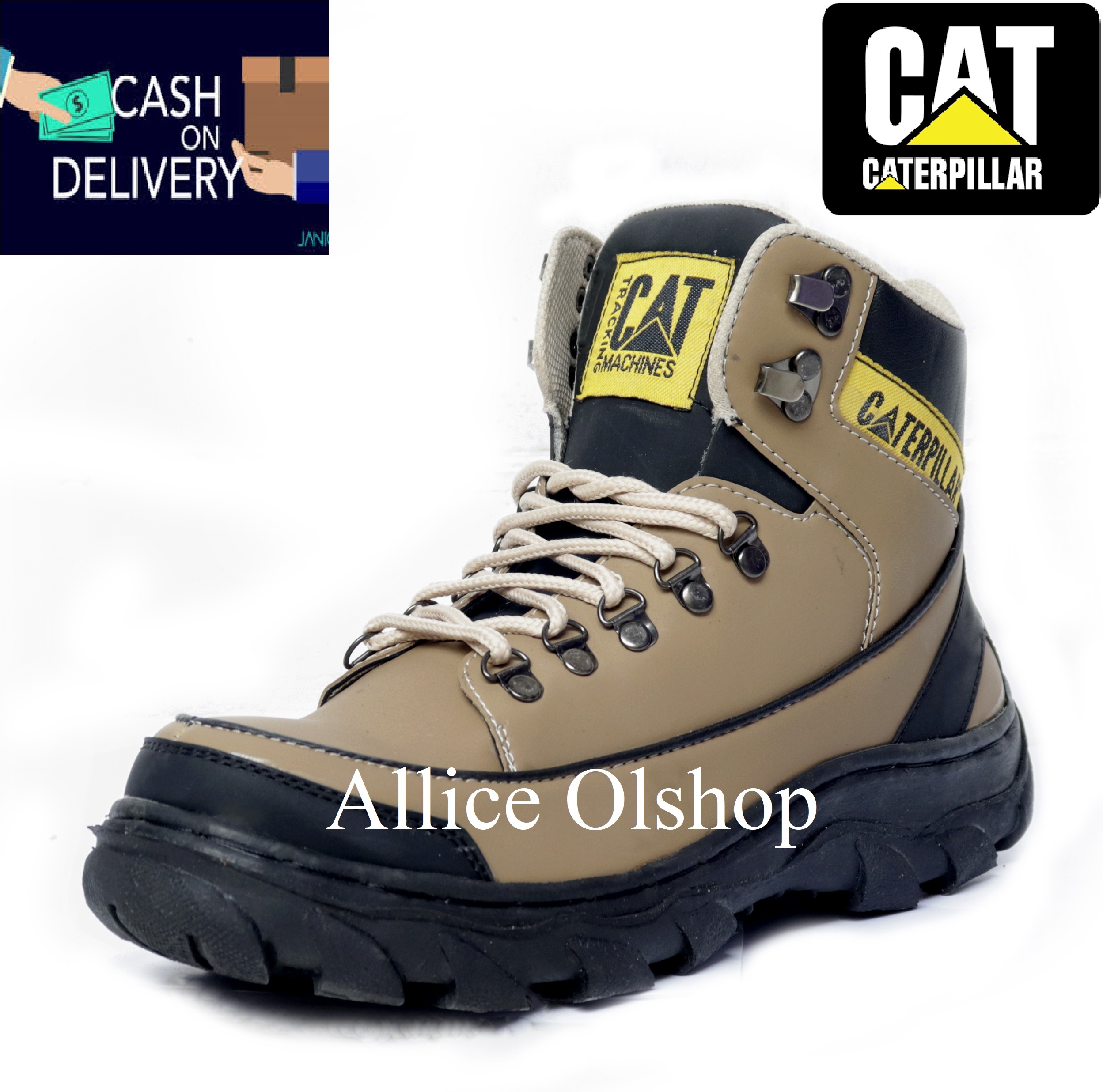 cat work boots steel toe