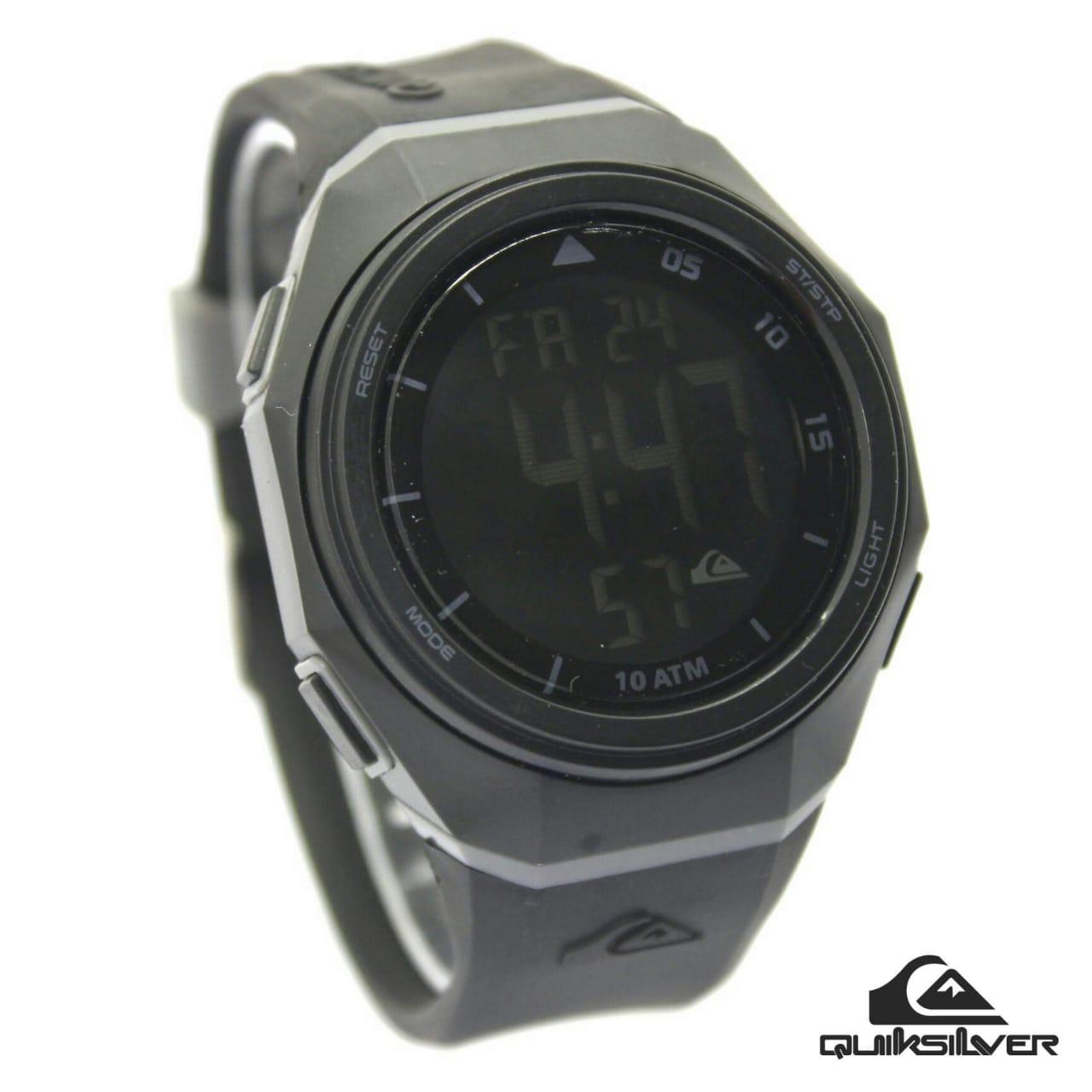 Quiksilver Jam Tangan Digital - Jam Tangan Pria Wanita - Round Digital Rubber Strap Jam Tangan Digital Terpopuler