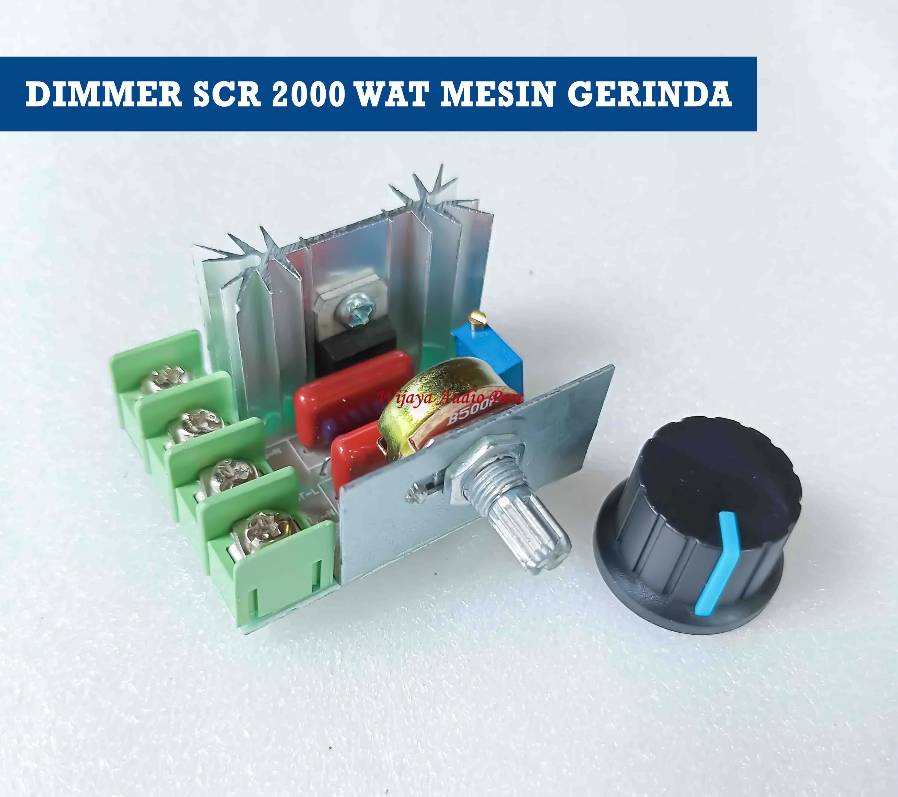 Dimmer SCR 2000 Watt Regulator Voltage 220V Ac Motor Gerinda Mesin BOR