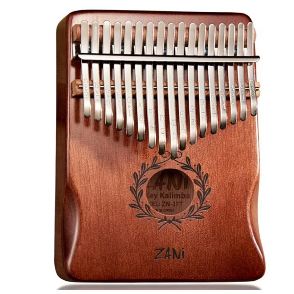 ZANi 17 Keys Kalimba Thumb Piano with Engraved Notes Olive Branch Finger Piano Musical Instrument for Kids Beginner,Etc Malaysia
