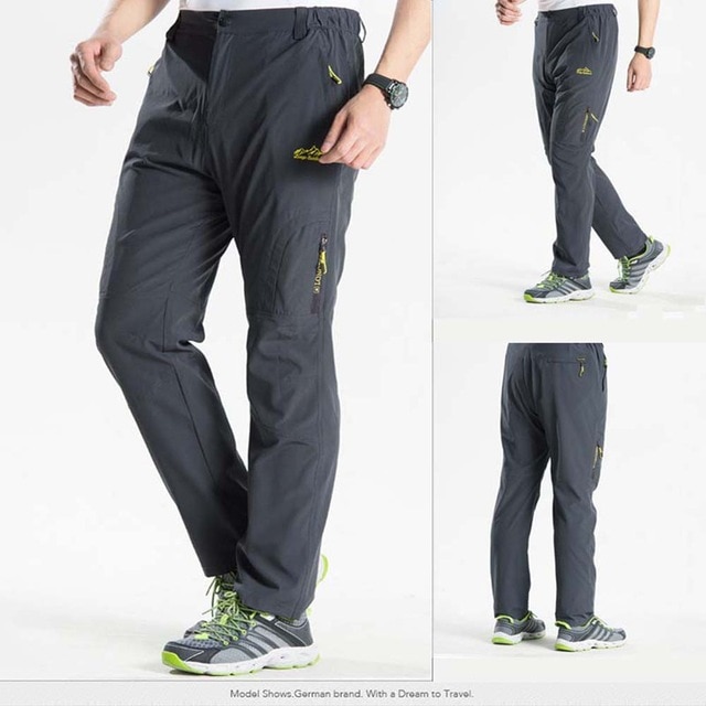 【Bilibili】 Stretch Hiking Pants Men Summer Breathable Quick Dry Outdoor ...