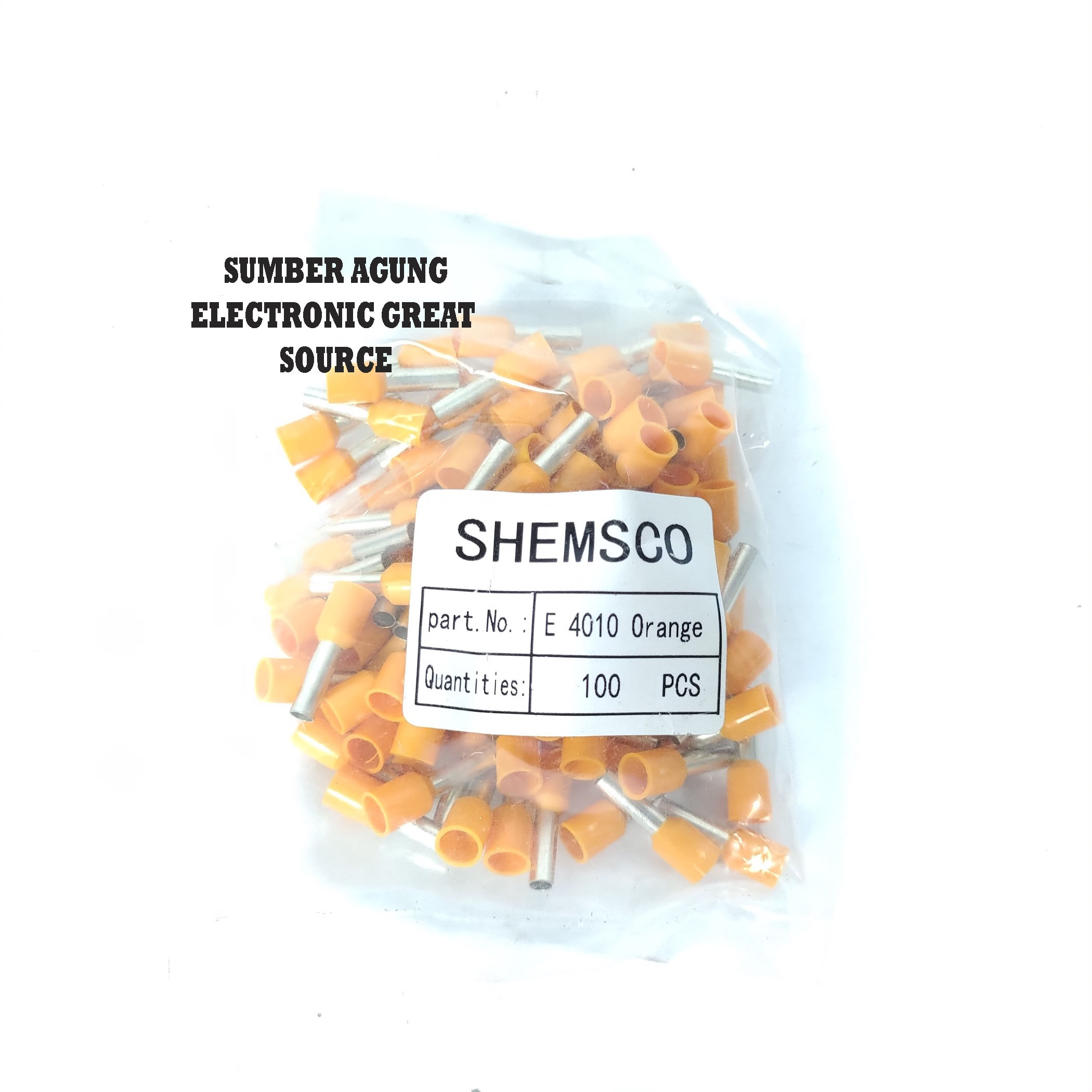 Skun Ferrules 4mm Tipe E4010 Shemsco Skun Kabel Lurus Feru Ferules ...
