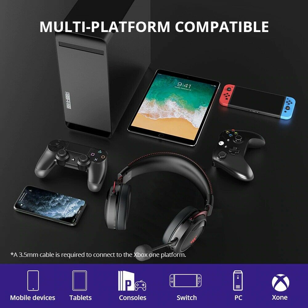 Tronsmart Shadow Gaming Headset 2.4G Wireless Headphones for PS5, PS4 |  Lazada Indonesia
