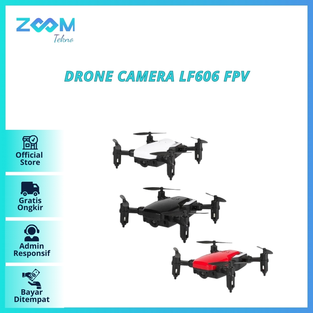 Drone Kamera Drone Camera LF606 FPV Quadcopter Foldable HD