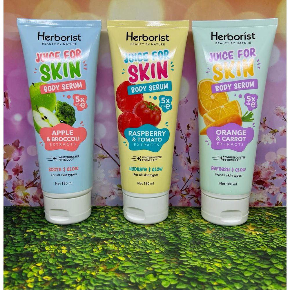 HERBORIST JUICE FOR SKIN BODY SERUM HERBORIST BODY LOTION READY STOK