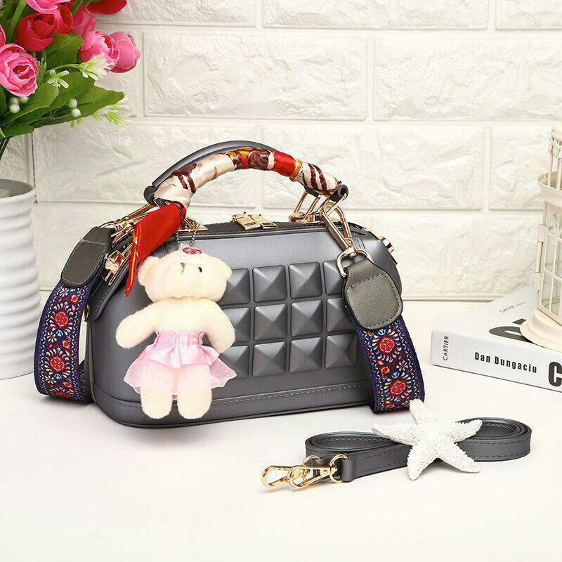 LB 413 Tas Doctor Jelly Studded 066-1 Talipanjang 2pcs