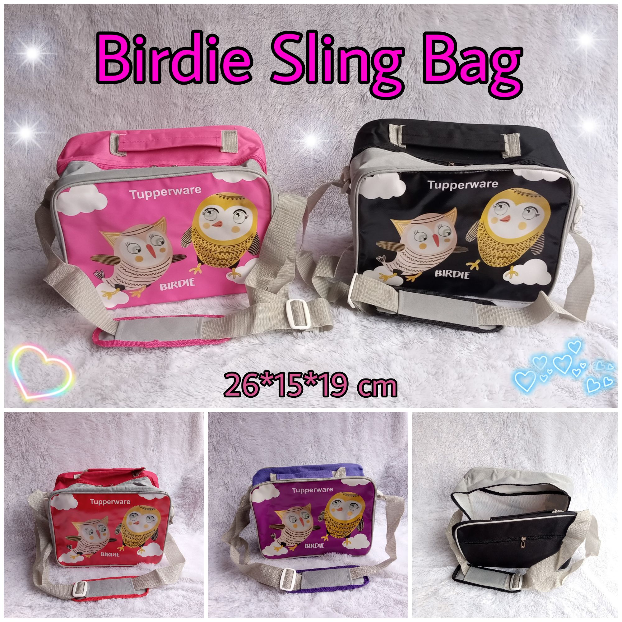 Tupperware PROMO Tas Birdie Sling Bag / Tupperware Owl Bag Lazada