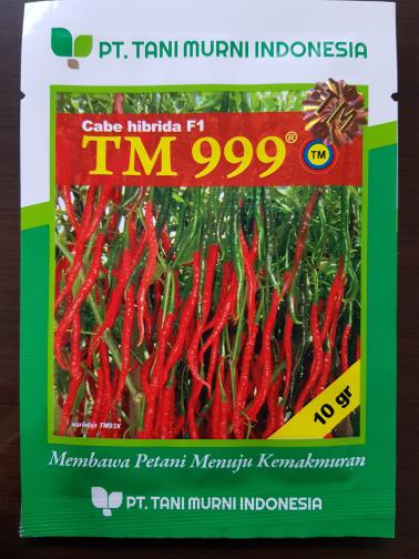 Bibit Cabai TM 999 Cabe Hibrida F1 Tani Murni Indonesia - 10 Grm