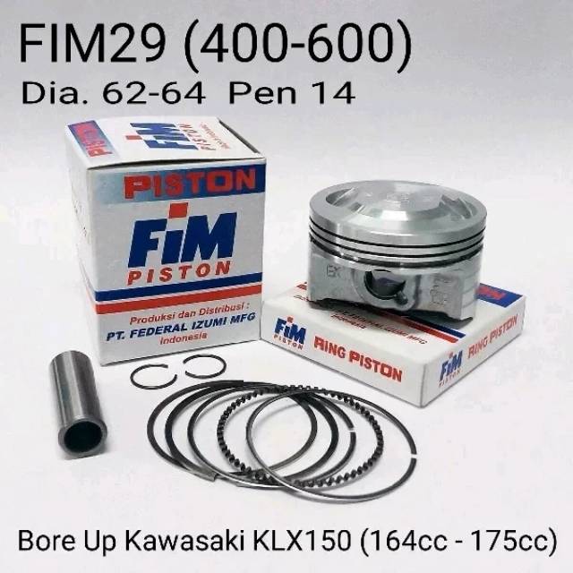 Piston Kit Fim Vario 150 Std (50) 57,8 mm / Seher vario 150 Lazada