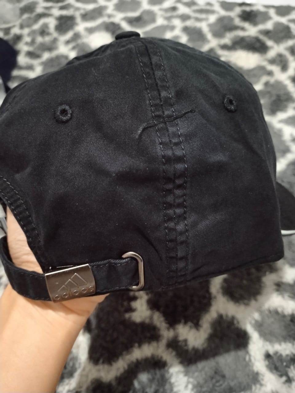 TOPI IMPORT BASEBALL ADIDASS HITAM 