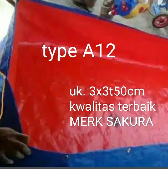 Terpal Kolam 3x3x50cm Merk Sakura Ukuran 200 X 300 X T 50cm Lazada Indonesia