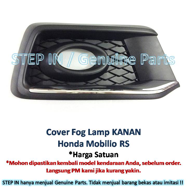 Step In Cover Fog Lamp Kanan Chrome Honda Mobilio Rs Genuine Part Tutup Garnish Vernekel Foglamp Lampu Kabut Original Asli Baru Lazada Indonesia