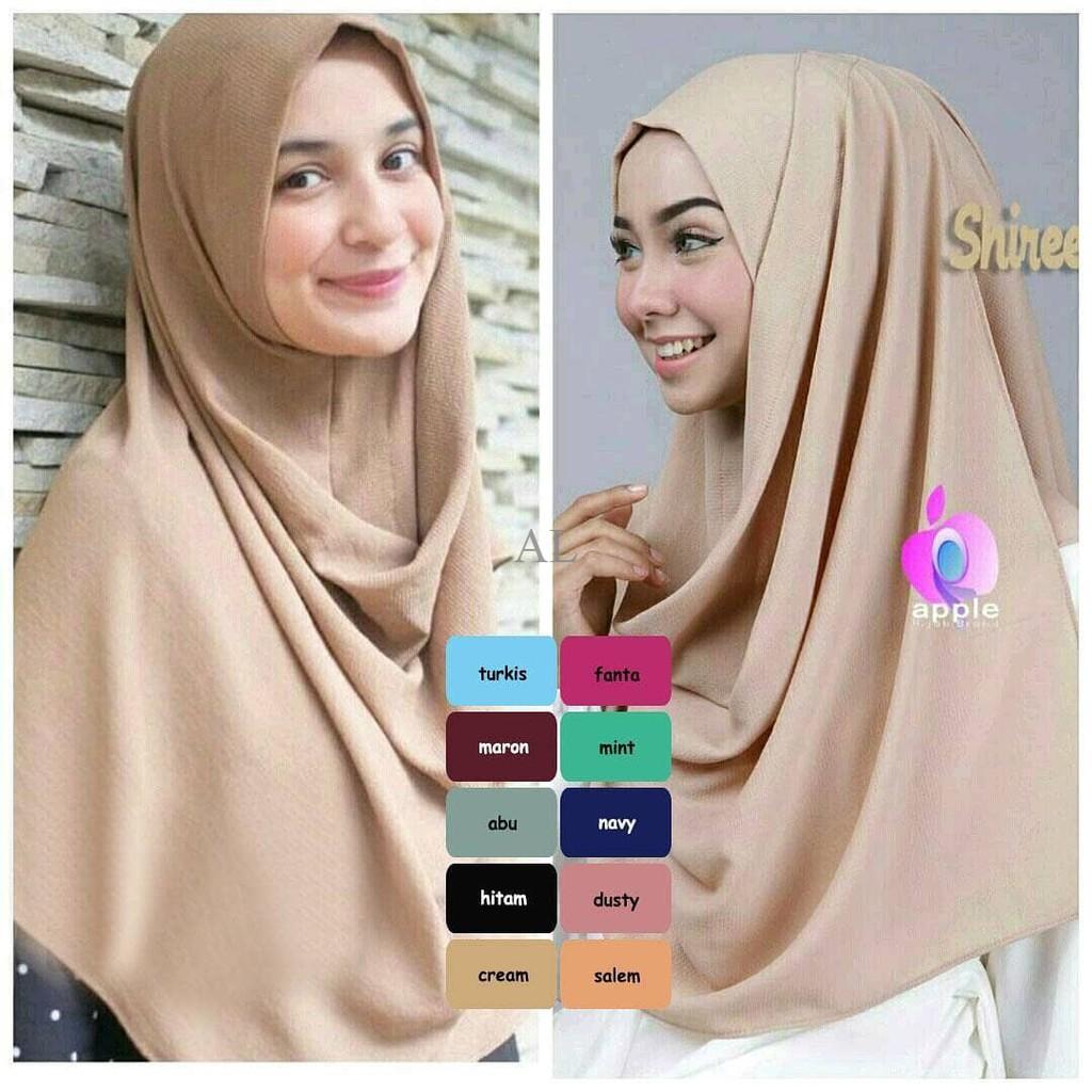 Jilbab Kerudung Murah Wanita / Pastan Shireen Oishy / Grosir Jilbab Pashmina Instan Syari Jumbo