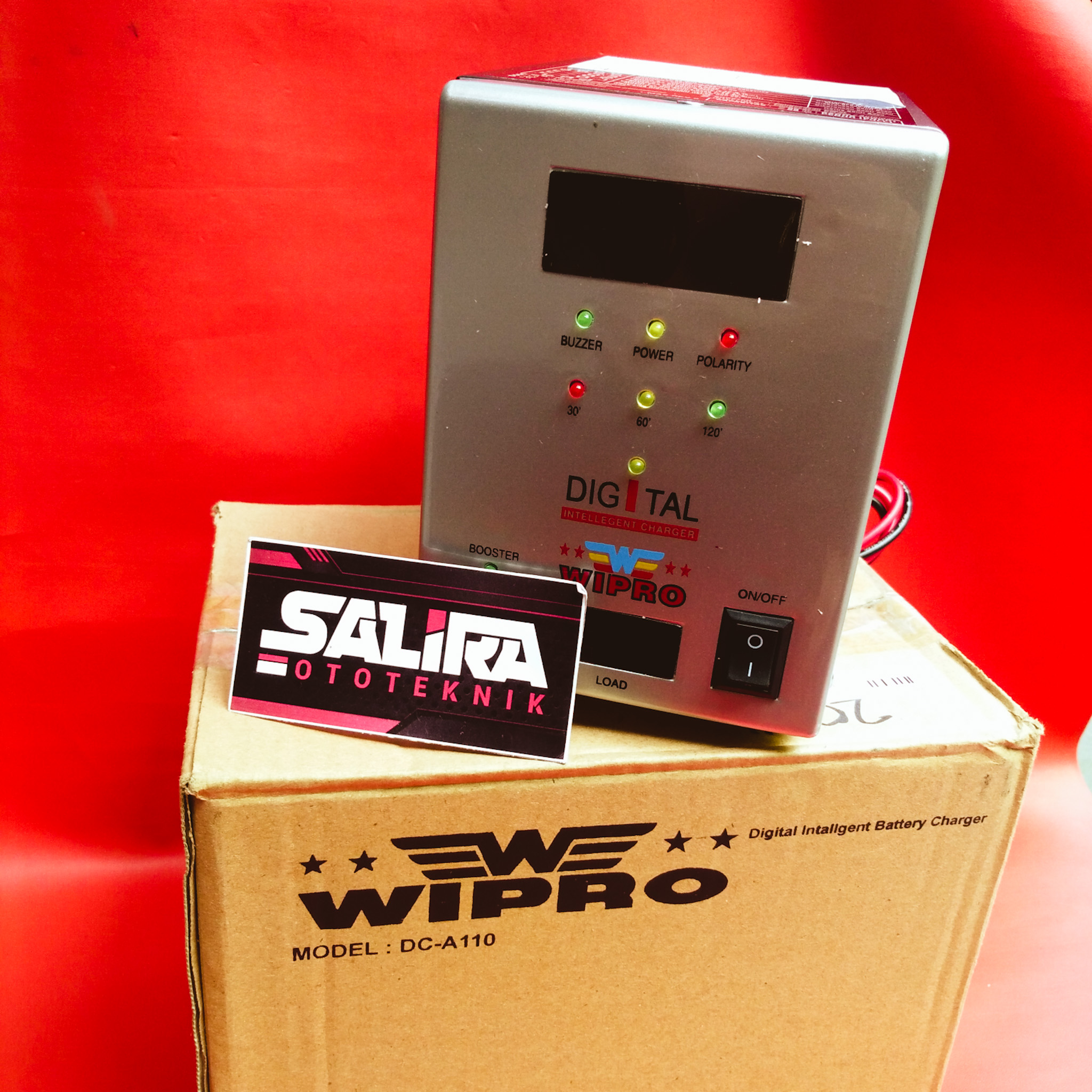 Baterai Batrai Battery Charger Motor 20 Ampere Digital Wipro Lazada