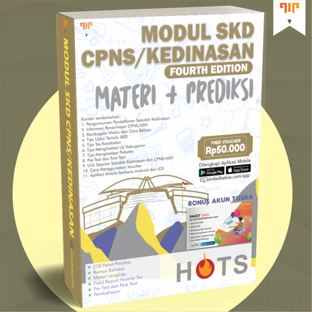 Bebas Buku Kedinasan Cpns Asn Modul Bebas Skd Lazada Indonesia