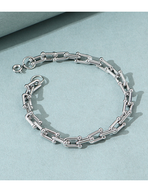 Jual Silver Chain Bracelet Mens Terbaru 