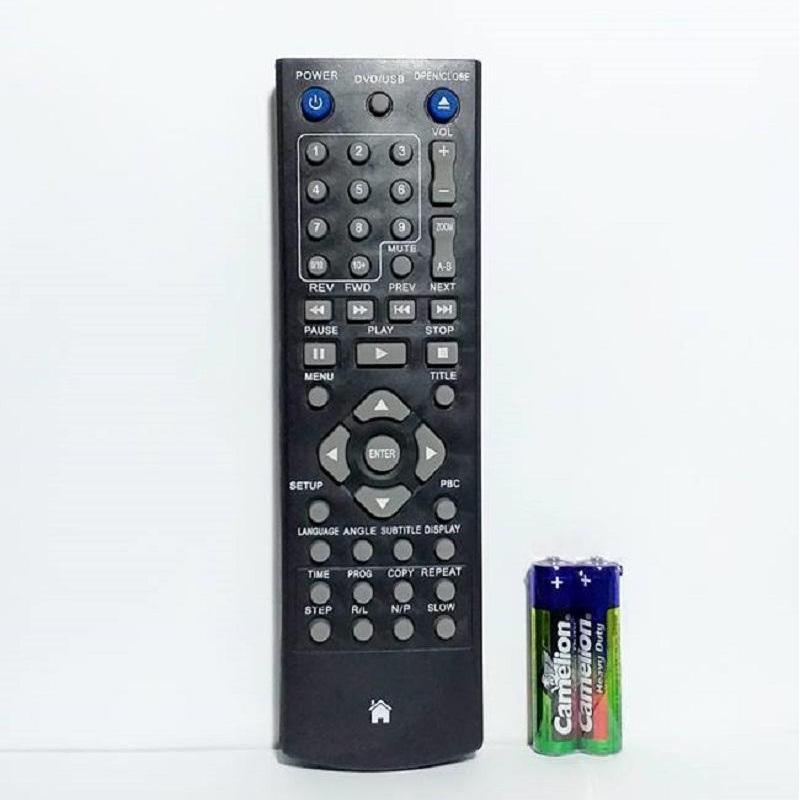 Remote  DVD POLYSONIC/MITO/CRYSTAL - Free Baterai