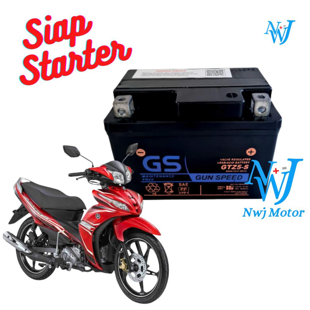 Aki Motor Yamaha Jupiter Z Robot Jupiter MX CW Vega Force GTZ5S GTZ4V YTZ5S YTZ4V GS MF Aki