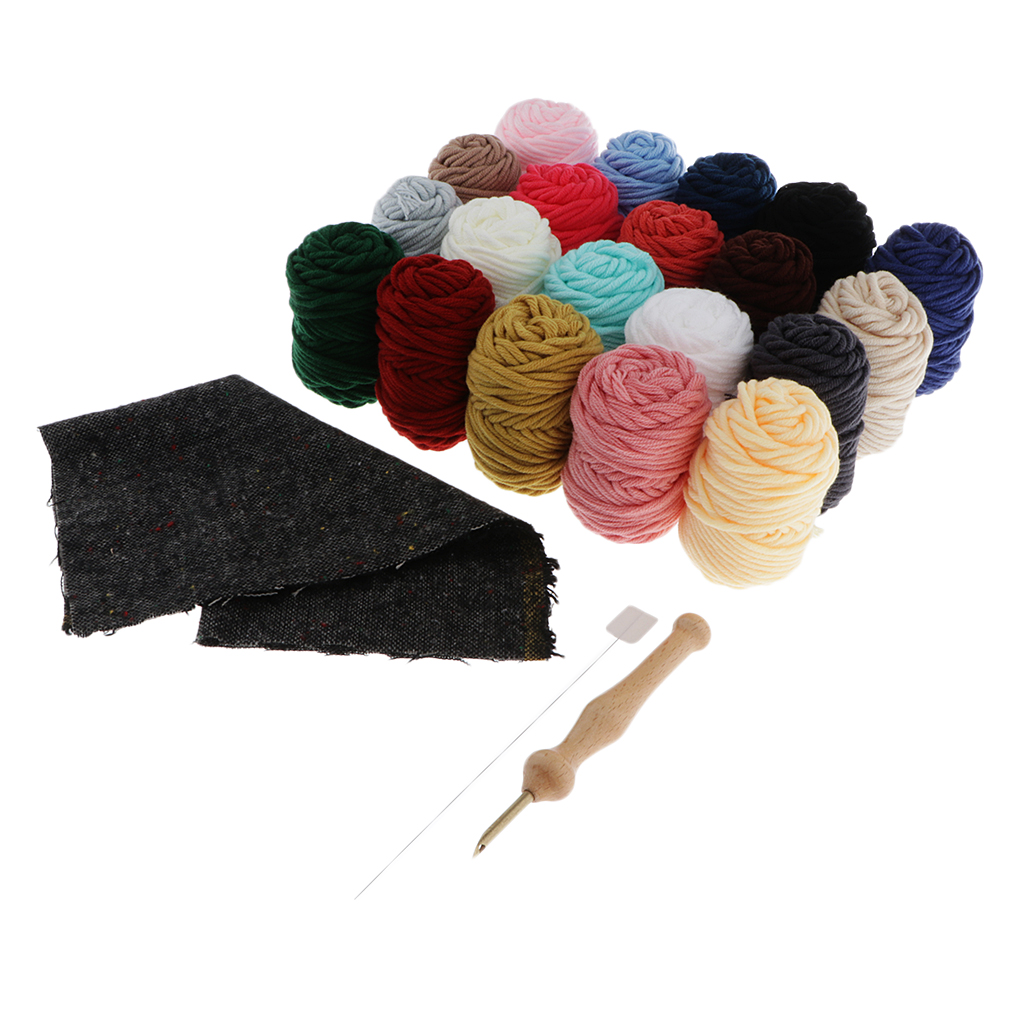 Embroidery Hoop Cross Stitch with Embroidery Cloth Needles Tools Kit for Beginners kesoto 3 Sets Handmade Embroidery Starter Kit Threads