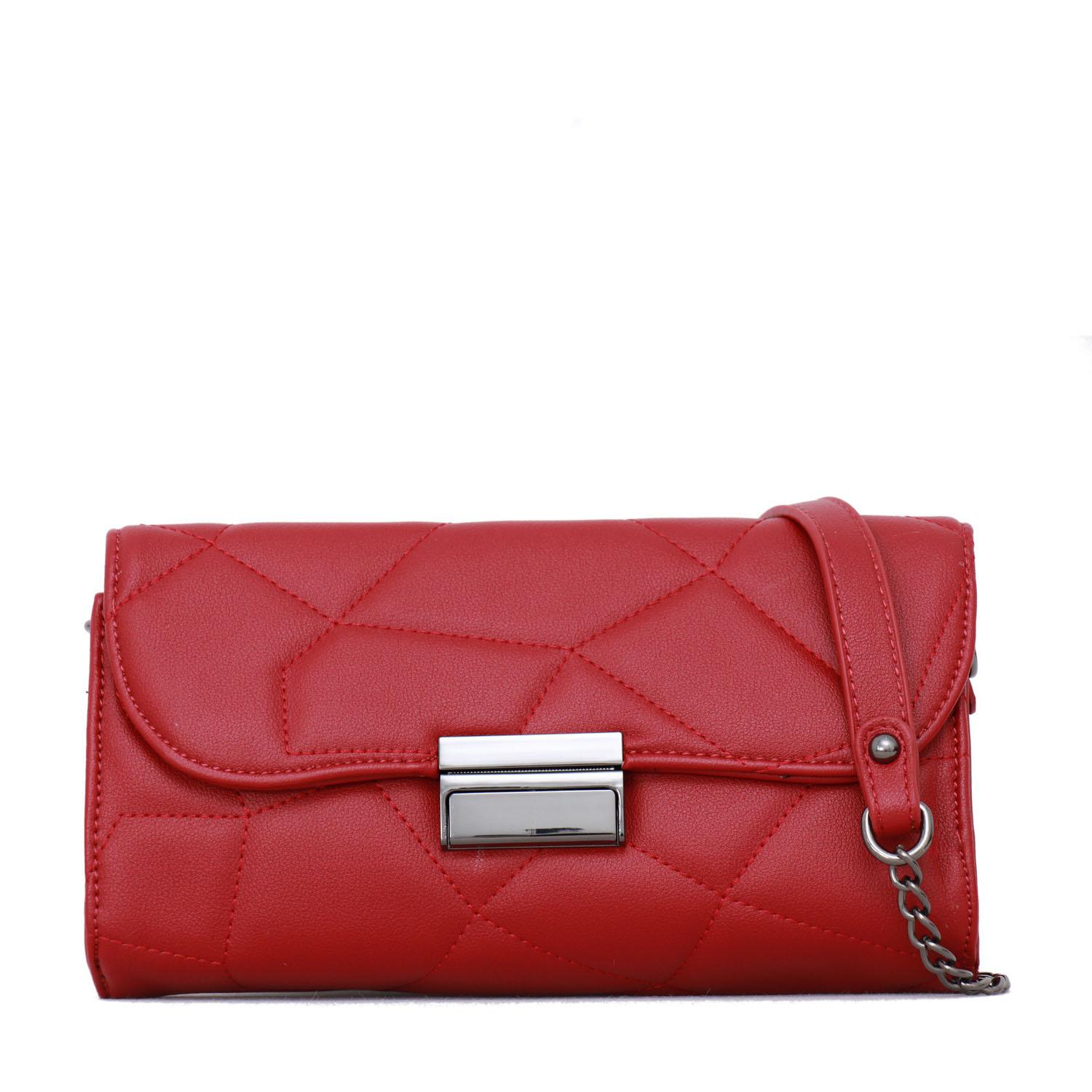 Tas Wanita Lorica by Elizabeth Geneva Sling Bag Red