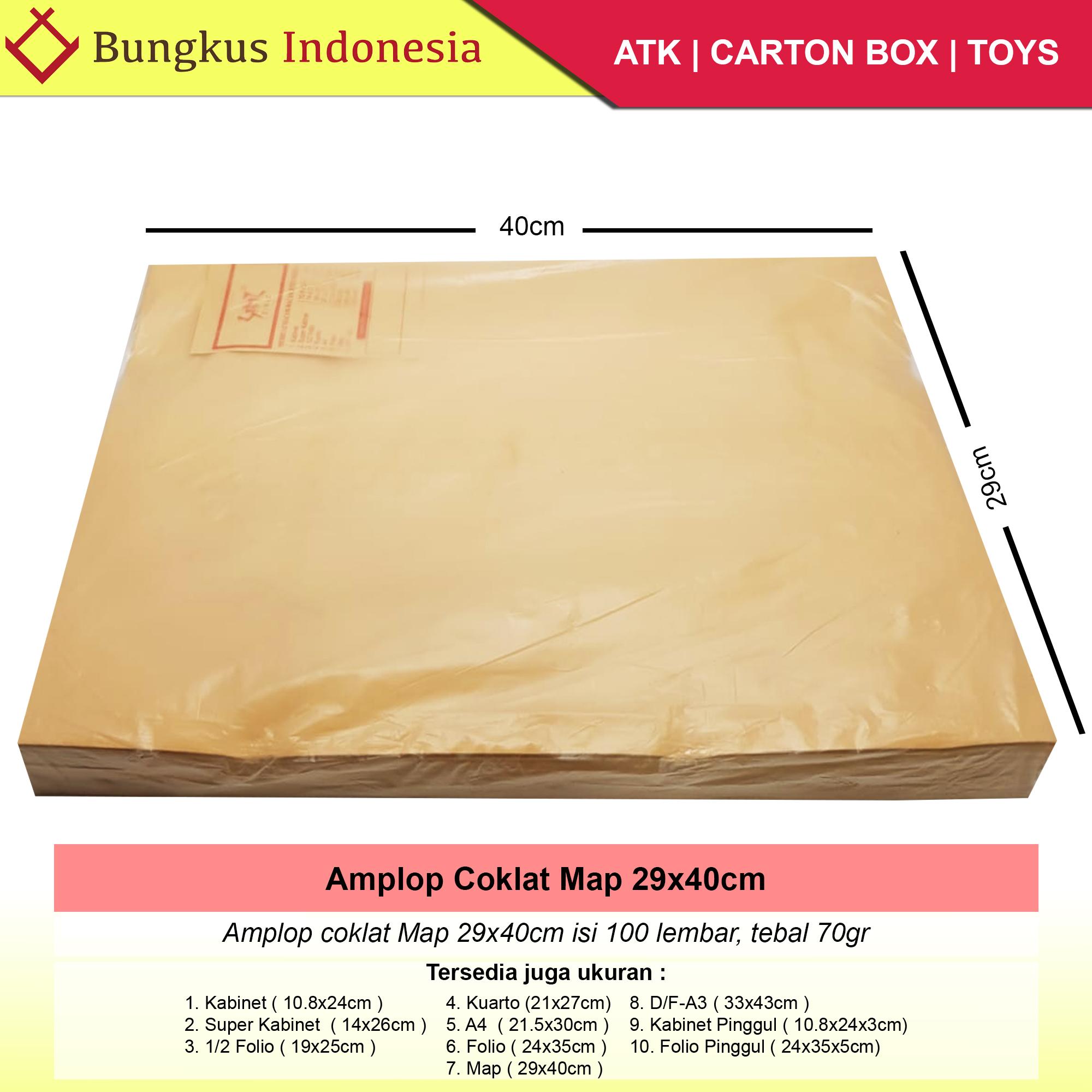 Amplop Coklat Map 29x40cm | Lazada Indonesia