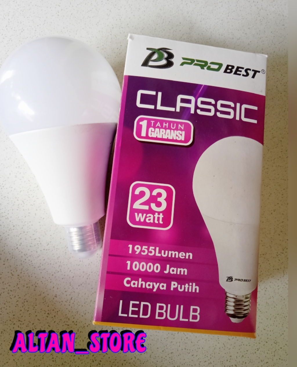 Lampu Led Bohlam 23 Watt Pro Best Classic Bulb Paling Terang Lazada Indonesia