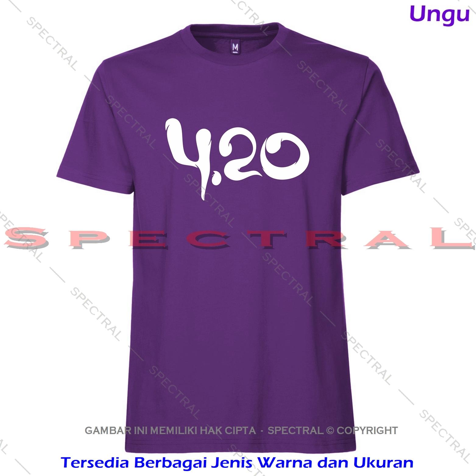 ★ Spectral ★ 21 Warna T-Shirt ★ Ukuran Lengkap Untuk Dewasa dan Remaja ★ Sesuai Foto ★ 420 4.20 Tulisan Kata ★ Kaos Sablon Pria / Wanita ★ 100% Cotton Combed 30s ★ Kirim Dari Jakarta ★ Kualitas T-Shirt Distro Bandung ★ Bahan Bagus Lembut ★ Simple Basic