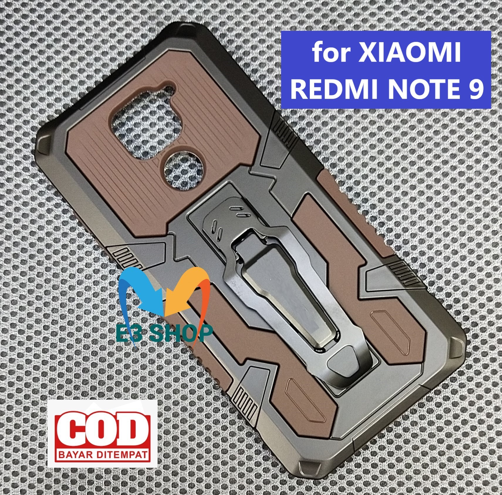 Case Hp Xiaomi Redmi Note 9 Casing Standing Back Klip Hard Case Robot New Cover Lazada Indonesia