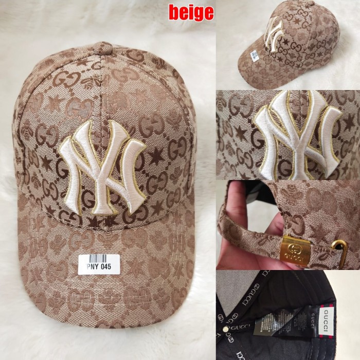 Gratis Ongkir Topi baseball Gucci x Ny Logo import high quality New Vintage  not Lv ! Bagus | Lazada Indonesia