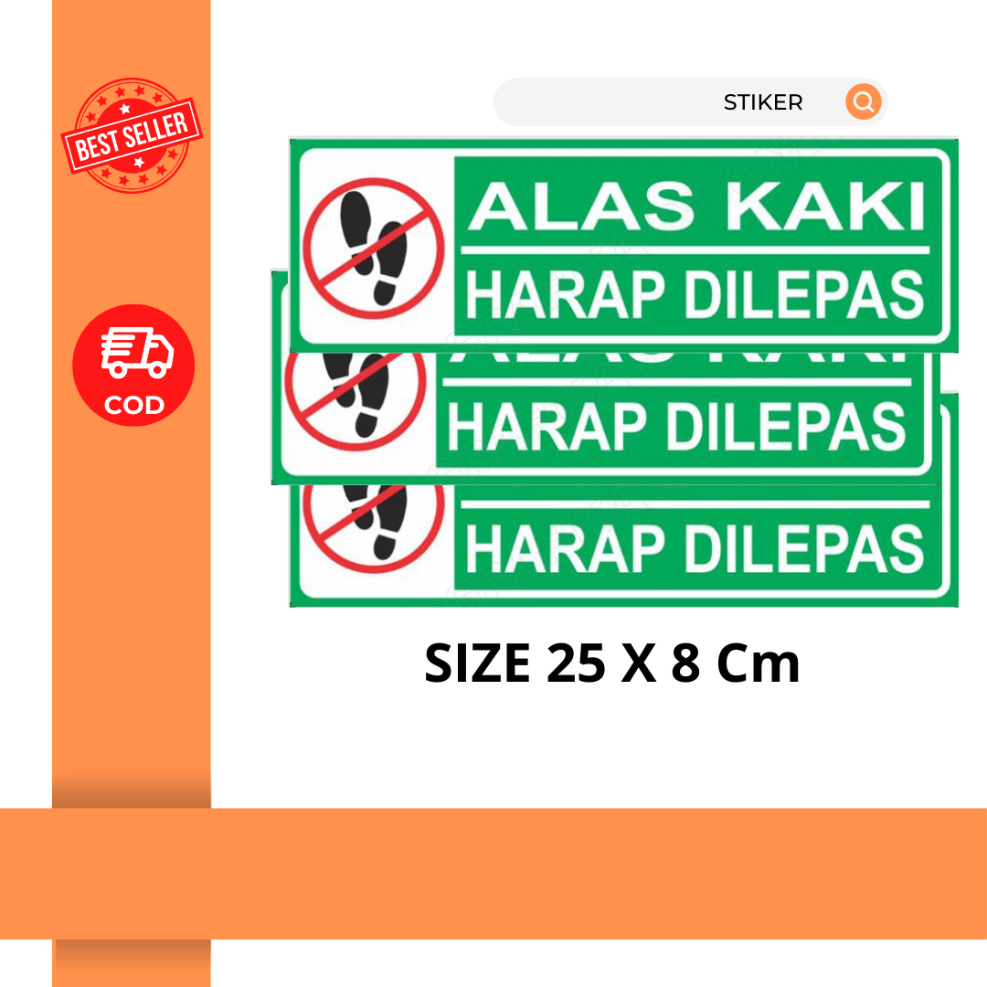 stiker-tulisan-harap-lepas-alas-kaki-lazada-indonesia