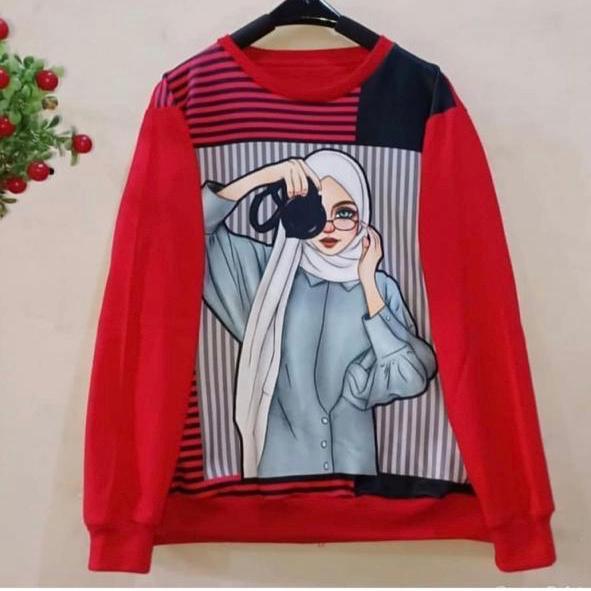 DAMAI FASHION JAKARTA - baju atasan SWEATER wanita SALMA - konveksi murah
