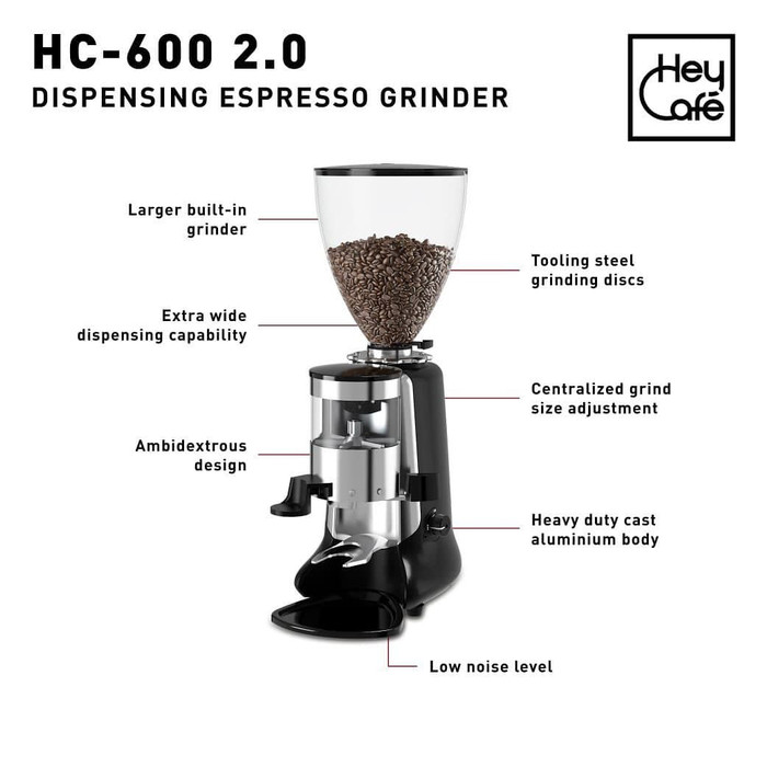 Commercial Grinder Espresso Heycafe 