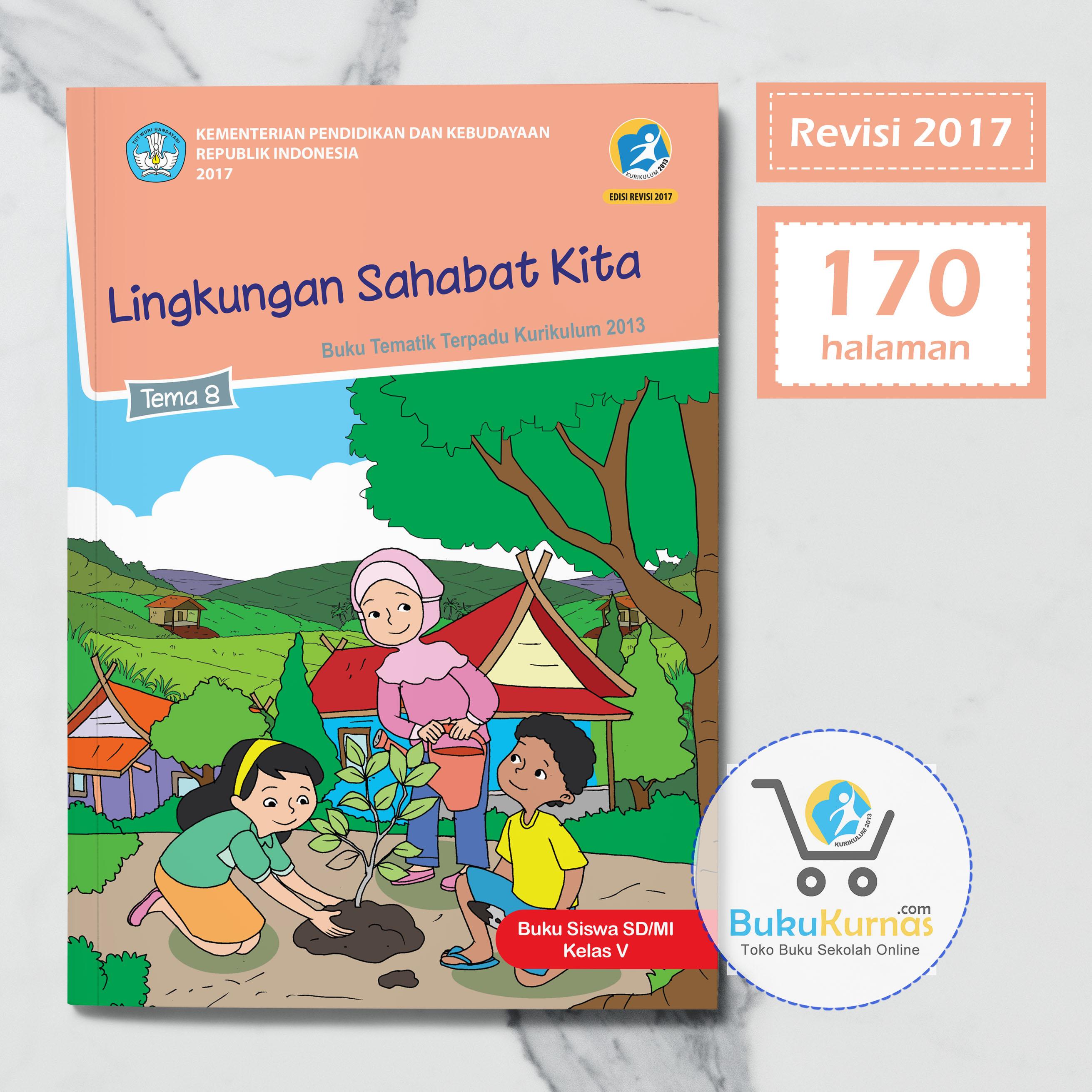 Buku Tematik SD Kelas 1 Tema 1 Diriku K13 Revisi 2017IDR Rp 17 300
