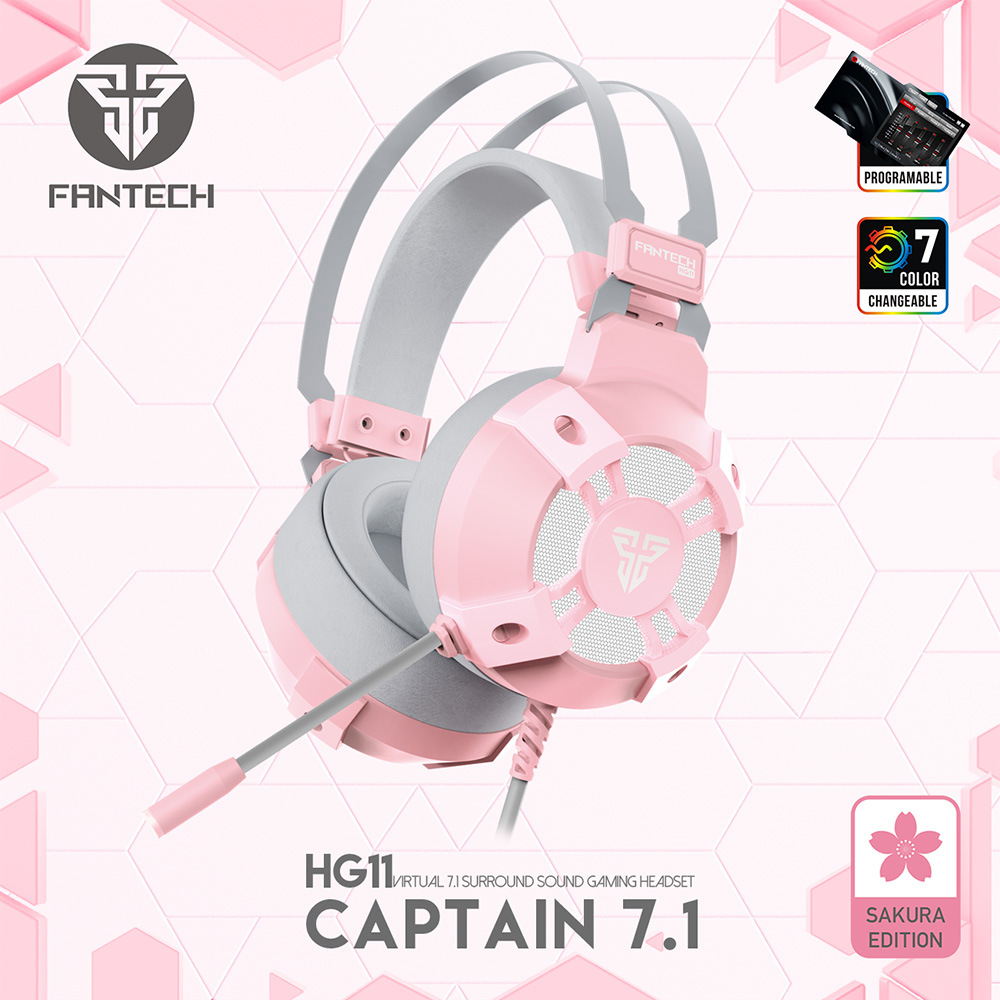 Headset Gaming Fantech HG11 Sakura 