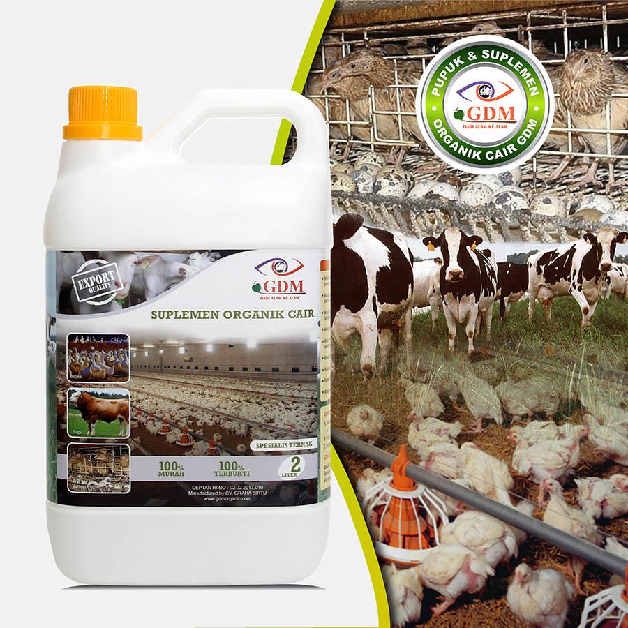 Gdm Suplemen Organik Cair 2 Liter Untuk Peternakan Lazada Indonesia