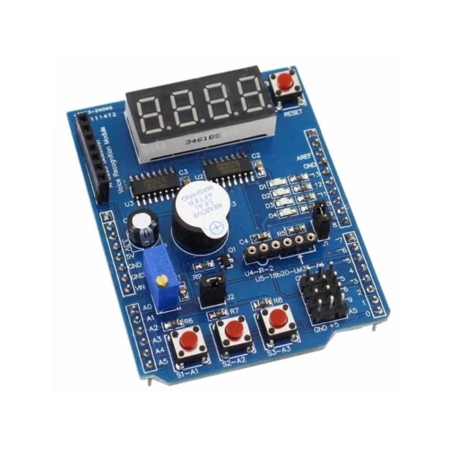 Arduino Multifunction Shield Learning Kit Module Belajar Arduino ...