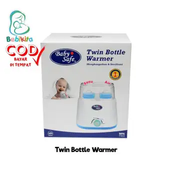 twin bottle warmer baby safe