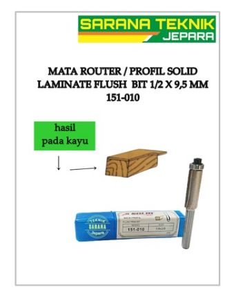 Mata Router / Profil | Laminate / Laminated Flush Trimming 10mm Solid ...