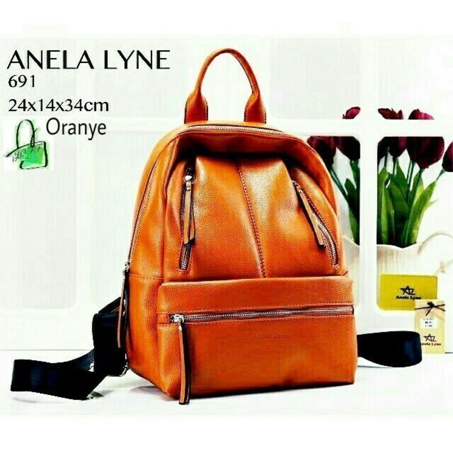 New Produk Fashion Wanita Terbaru ANELA LYNE FASHIONTERKINI/ New Slingbag Wanita Trendy Korean Style/Tas Selempang & Bahu Wanita/Tas Ransel wanita/Tote Bag Wanita/ Tas Jinjing Wanita/Clutch/Dompet Wanita SET BAGPACK 3 IN 1 DB