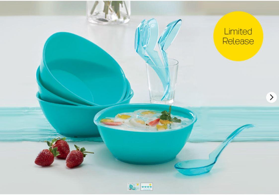 Personal Bowl Set Mangkok Centong Tupperware