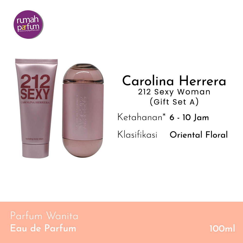 Carolina Herrera 212 Sexy Woman (Gift Set A) | Lazada Indonesia