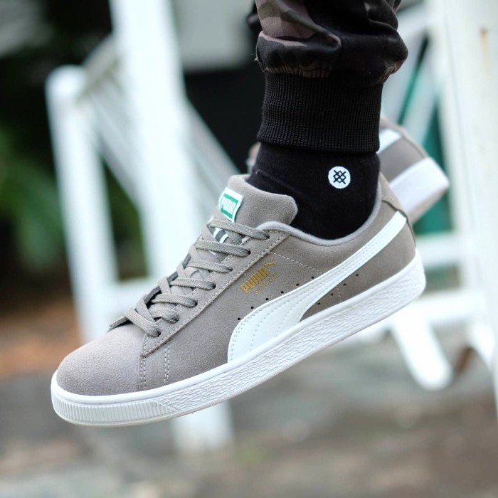puma suede abu abu