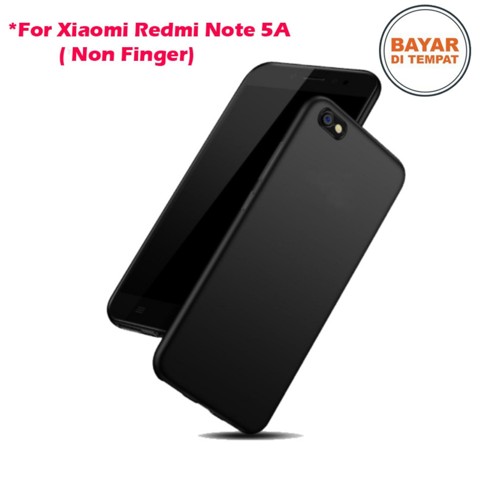 Case Anti Shock Xiaomi Redmi Note 5A Ultrathin Anti Crack Elegant Softcase Anti Jamur Air Case 0.3mm / Silicone Xiaomi Redmi Note 5A / Note 5 A / Soft Case / Silikon Anti Crack / Case Hp - Slim Black Matte