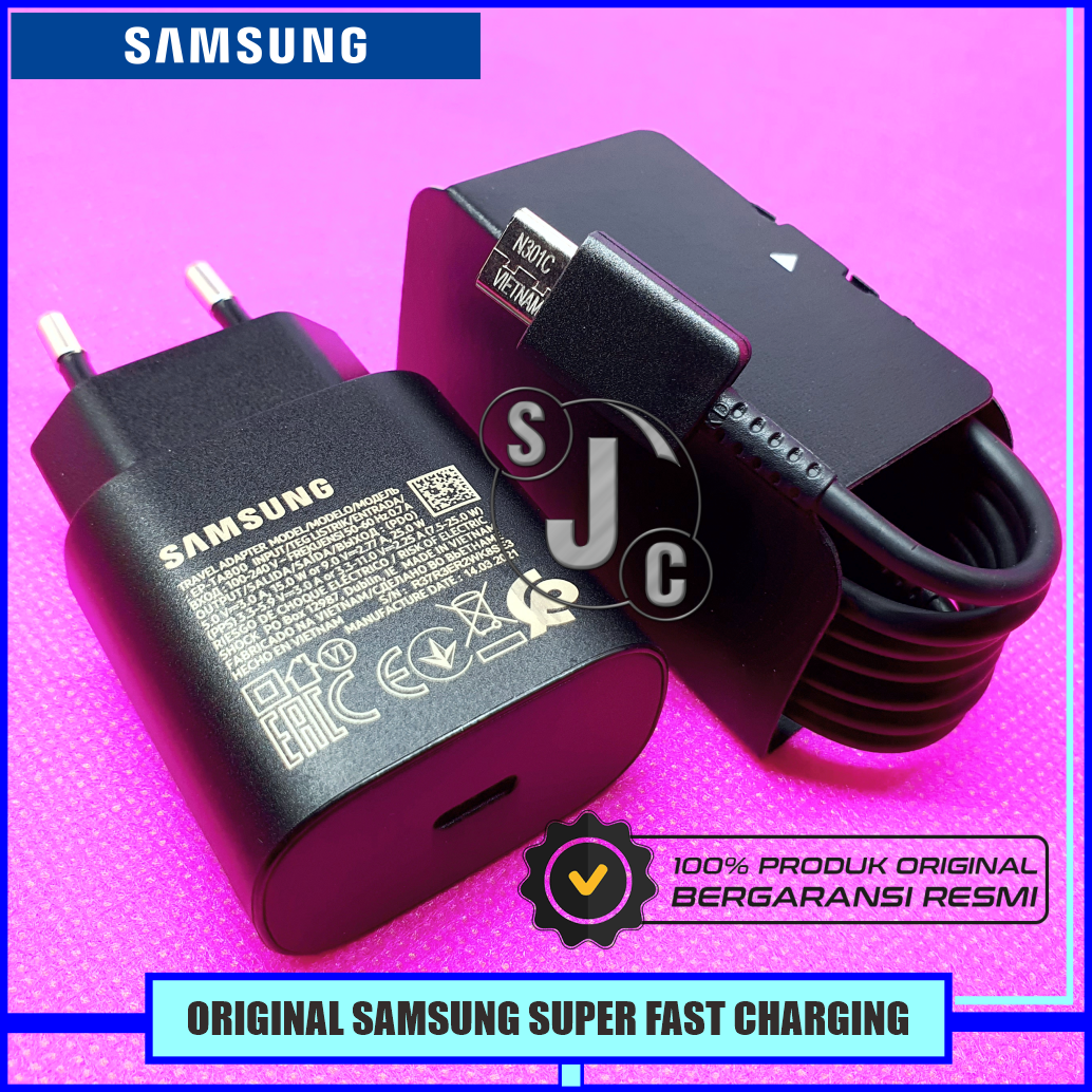 Charger Samsung Galaxy S22 ORIGINAL 100 Sein Super Fast Charging 25W 