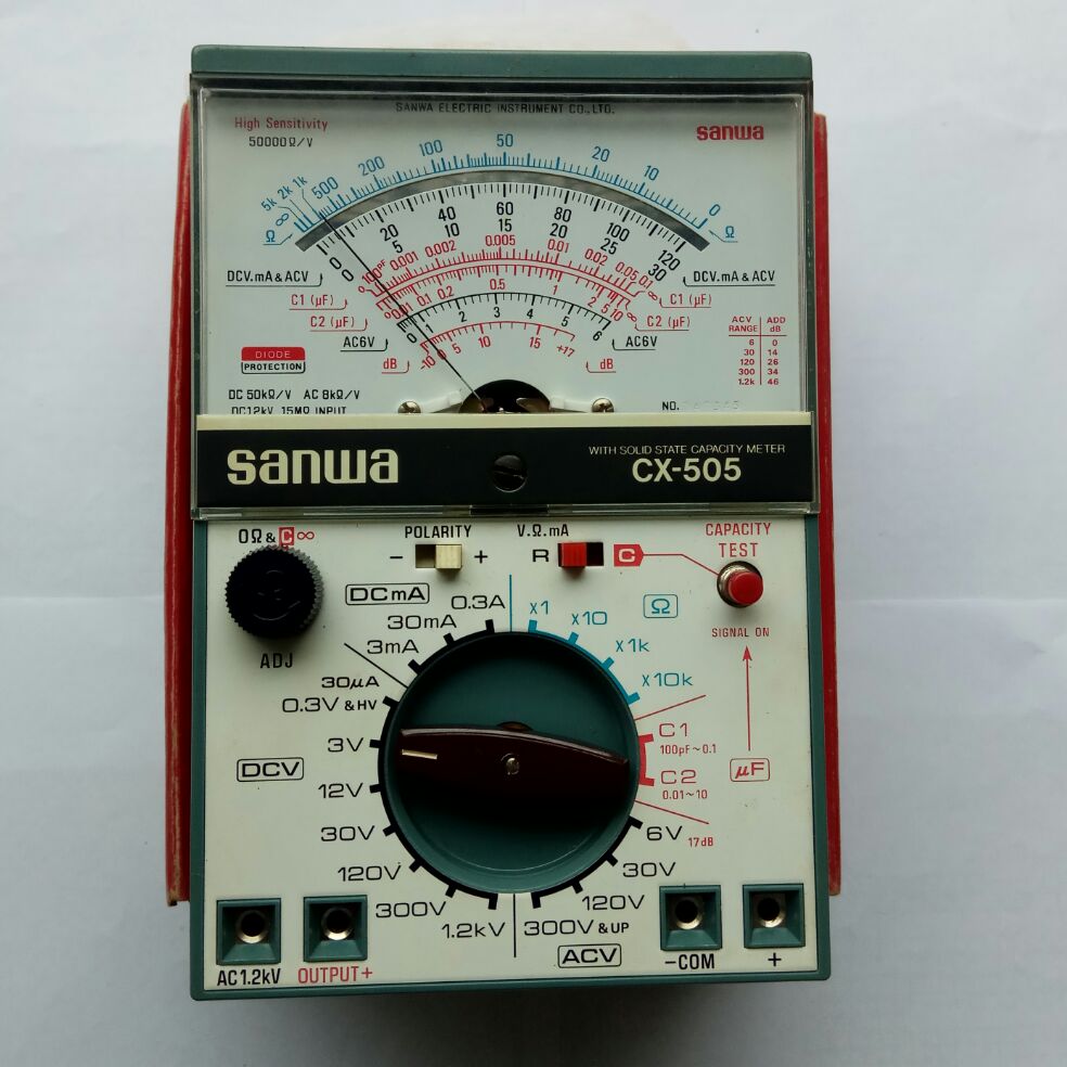 Multimeter Analog with Capacity Meter SANWA CX505 Second Lazada